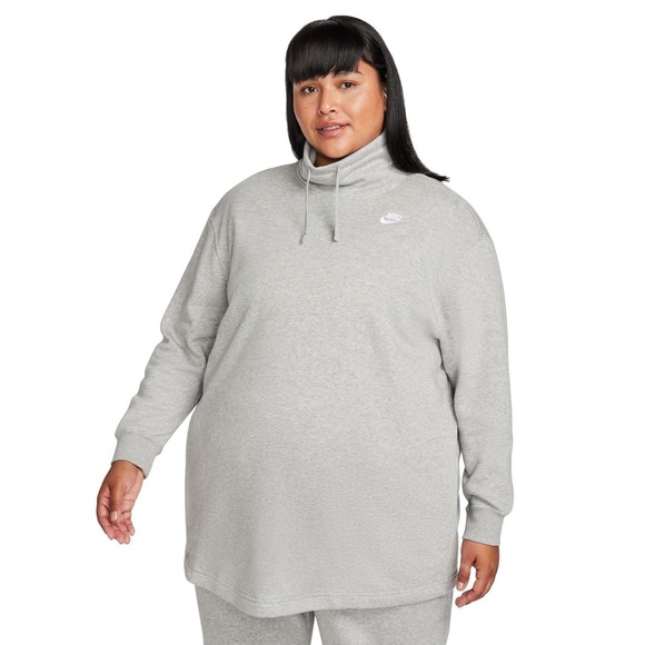 Nike Sportswear Club Fleece Dark Grey Heather/White, 3X - Picture 1 of 10